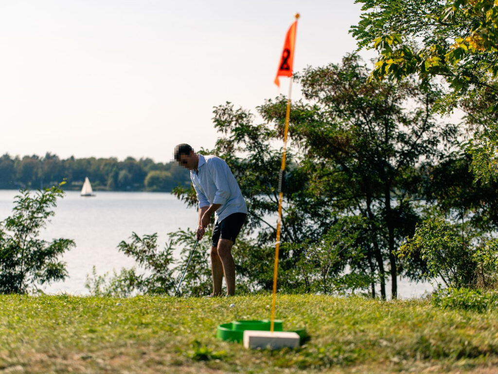 Crossgolf vor toller Kulisse